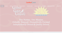 Desktop Screenshot of cardinalcasket.com